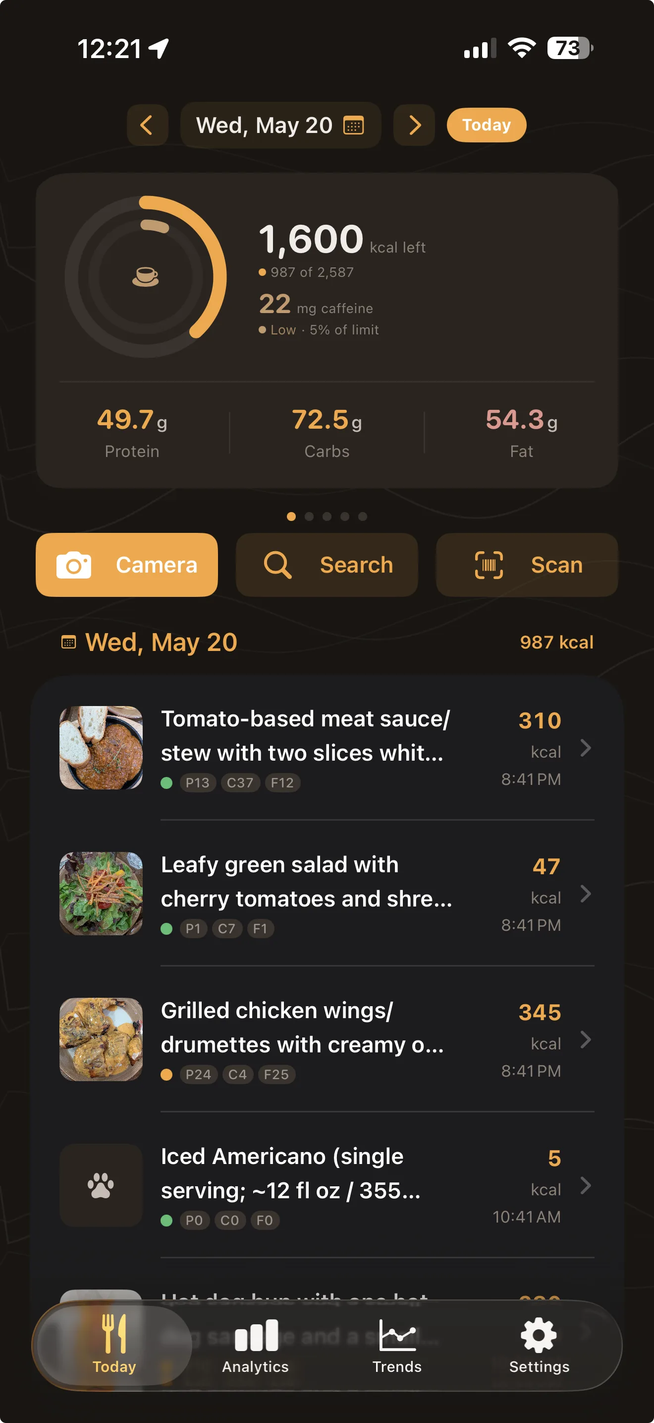 MealMate app screenshot